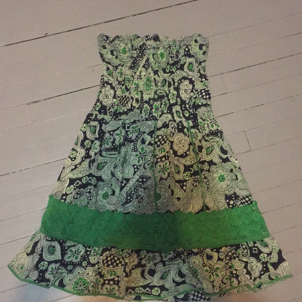 Strapless sundress